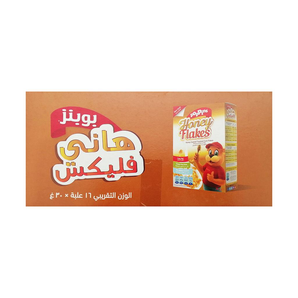 Poppins Honey Flakes 30g *16
