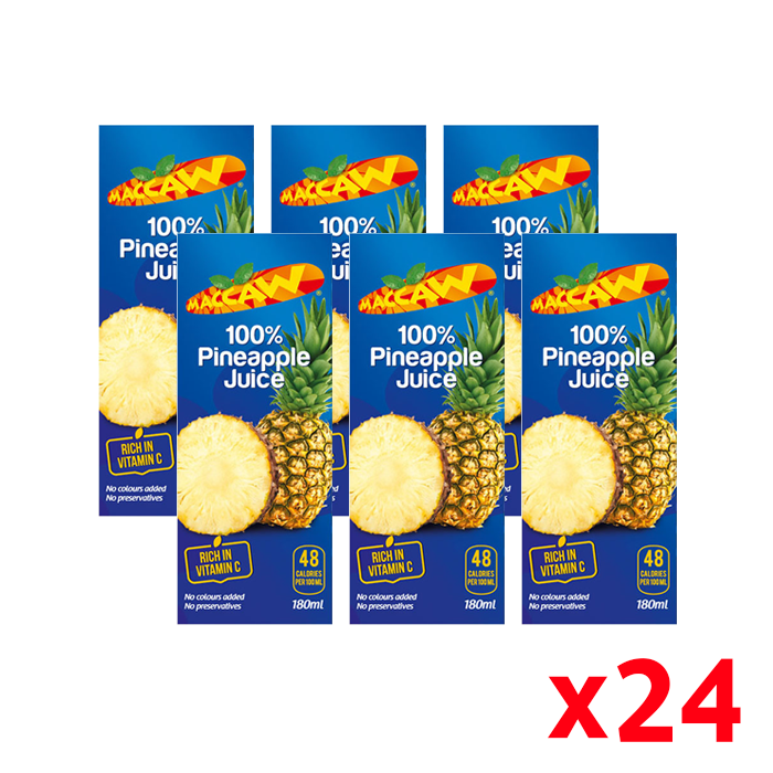 Maccaw Pineapple Juice 180ml *24