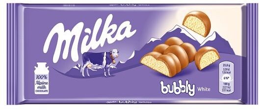 Milka Bubbly White Chocolate
