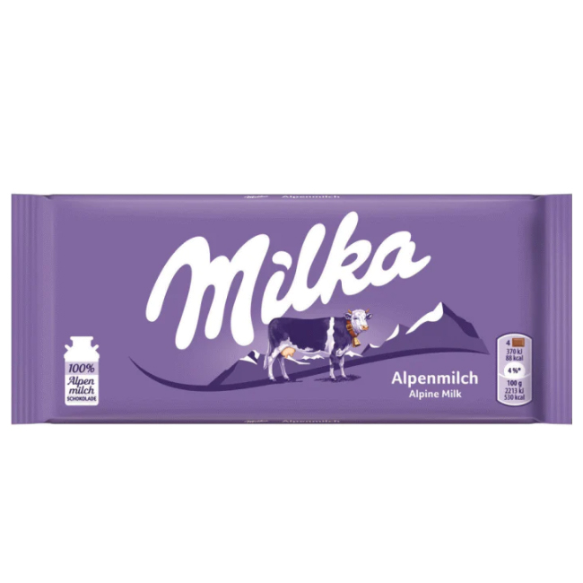Milka Plain Chocolate 100g