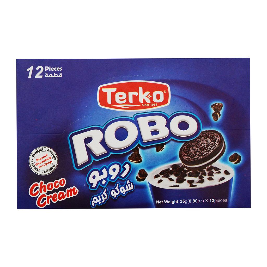 Robo Chocolate Cream Biscuit *12
