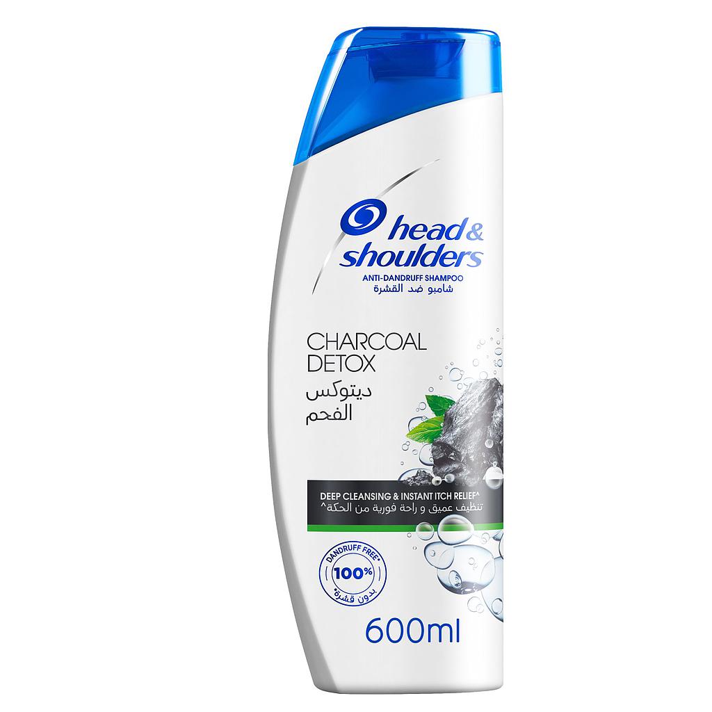 Head & Shoulders Shampoo Charcoal Detox 600ml