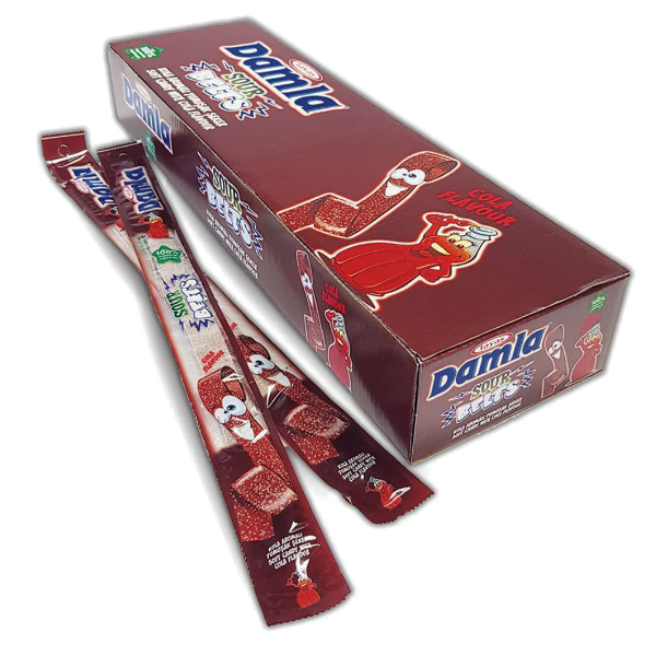 Damla Cola Sour Belts 15g