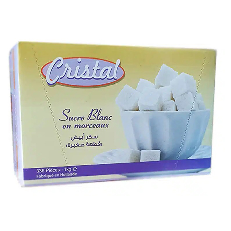 Cristal White Sugar Cubes 1kg