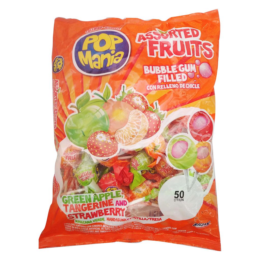 Pop Mania Fruits Lollipops *50