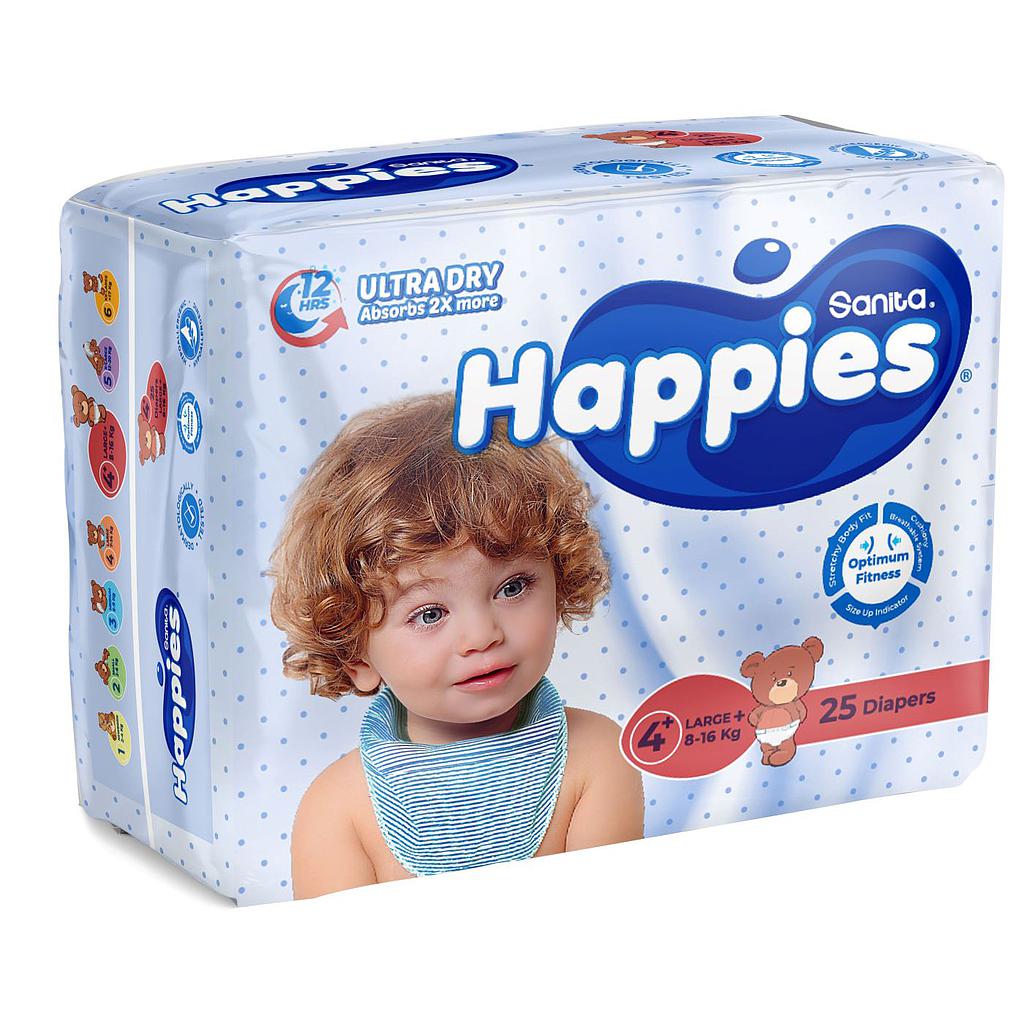Happies Diapers No 4+ *25 