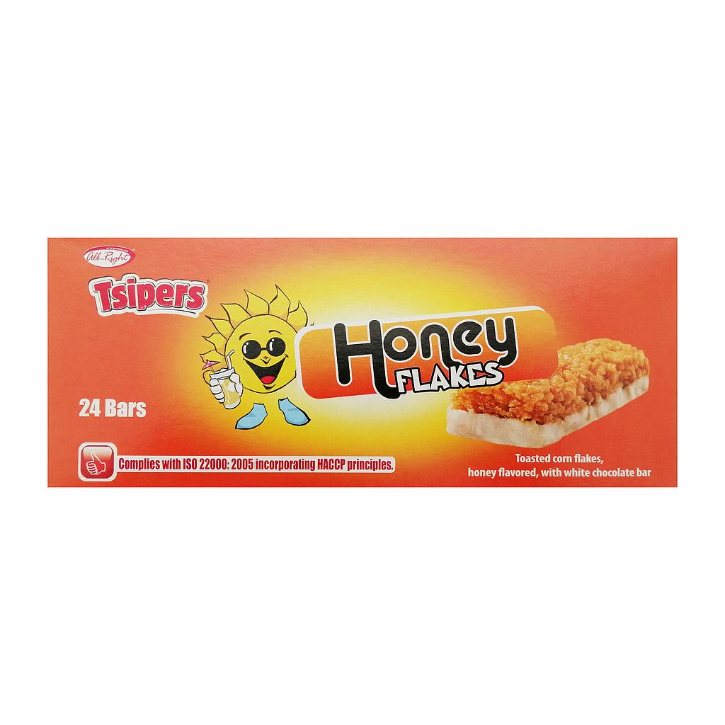 Tsipers Honey Flakes Cereal Bar 22g *24