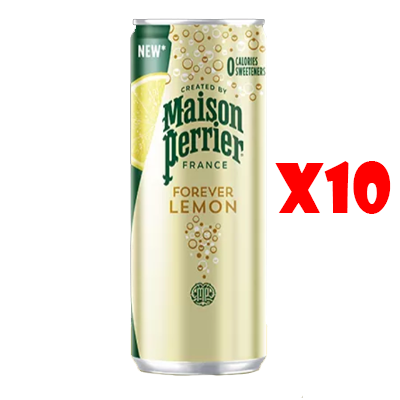 بيرييه ميزون مياه غازية ليمون تنك 250مل *10