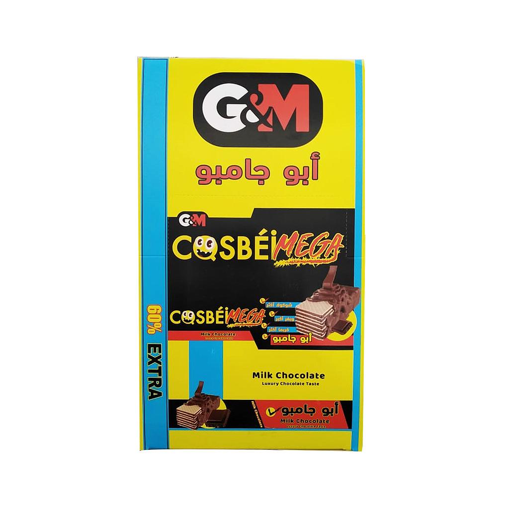 Cosbei Mega Milk Chocolate 65g *24