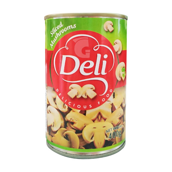 Deli Sliced Mushroom Can 400g
