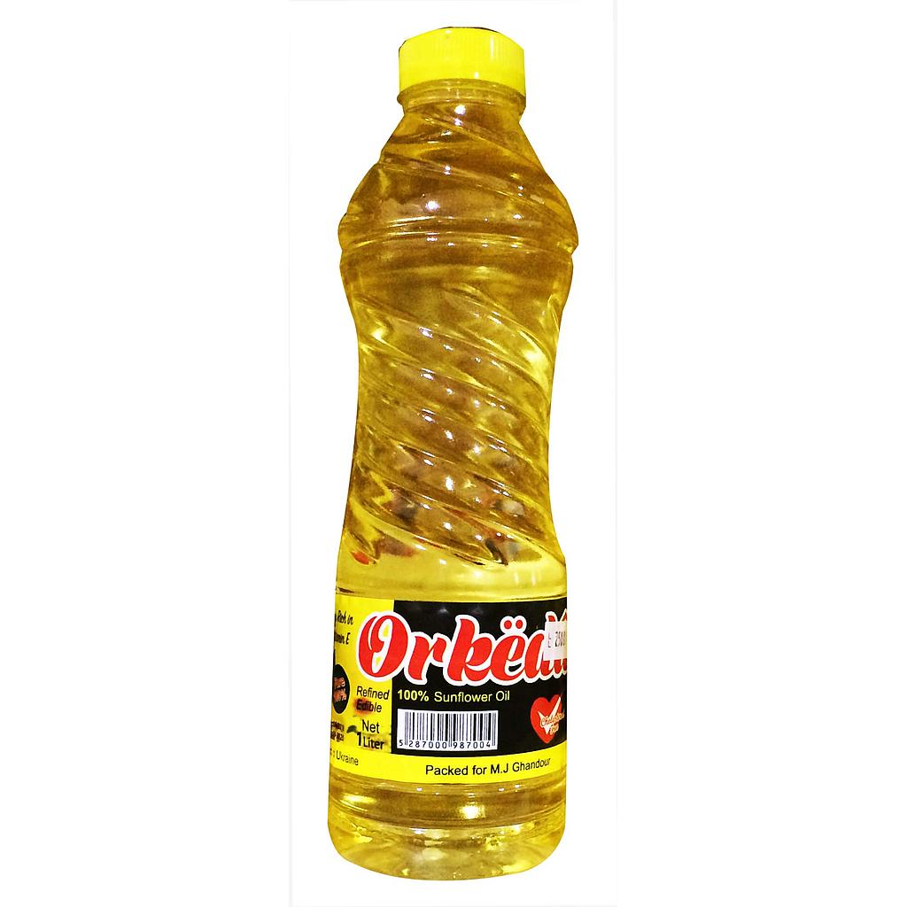 زيت دوار الشمس اوركيدا 1 لتر