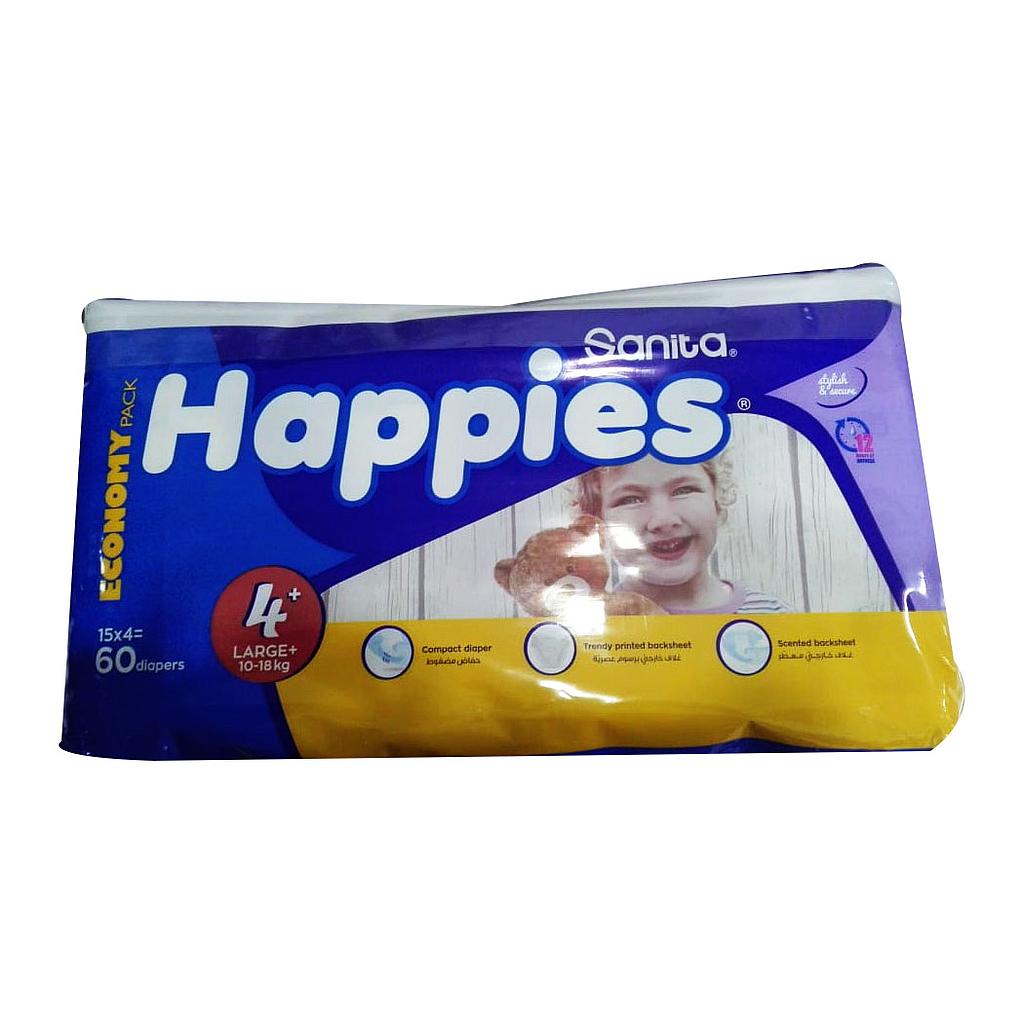 Happies Diapers n4+ *60