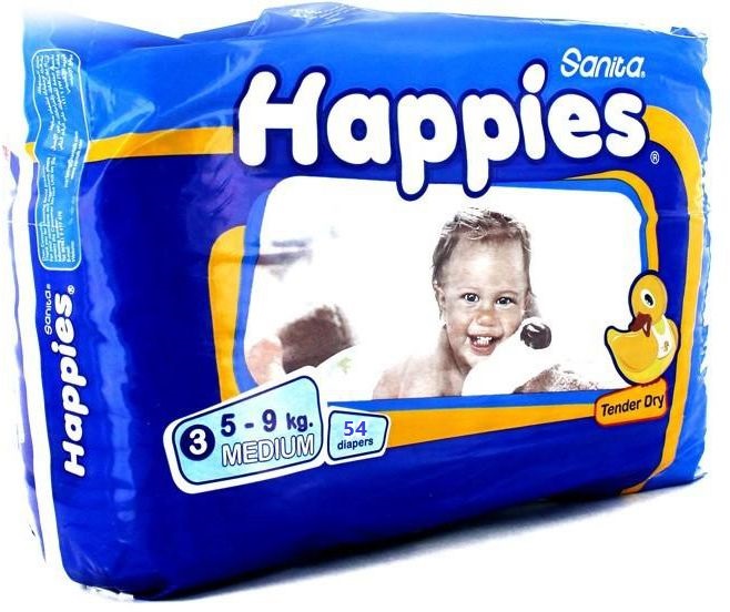 هابيز رقم 3 *54 حفاض