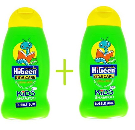 Offer HiGeen Kids Shampoo Bubble Gum 1+1 Free