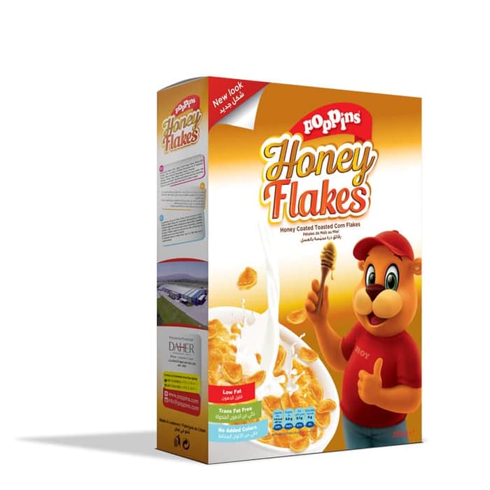 Poppins Honey Flakes 600g