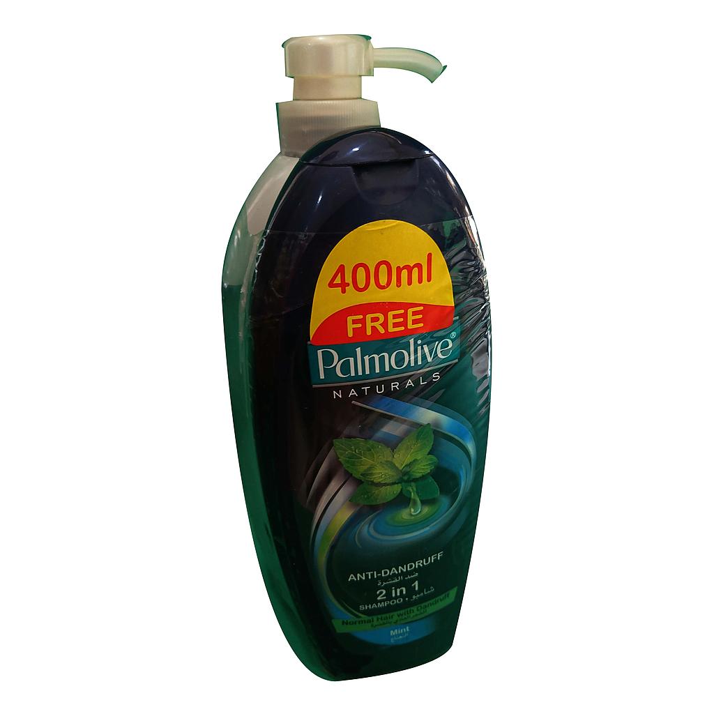 Palmolive Shampoo Mint 700+400ml Free