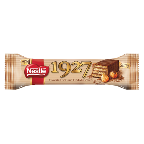 Nestle 1927 Gofret With Hazelnut Chocolate 