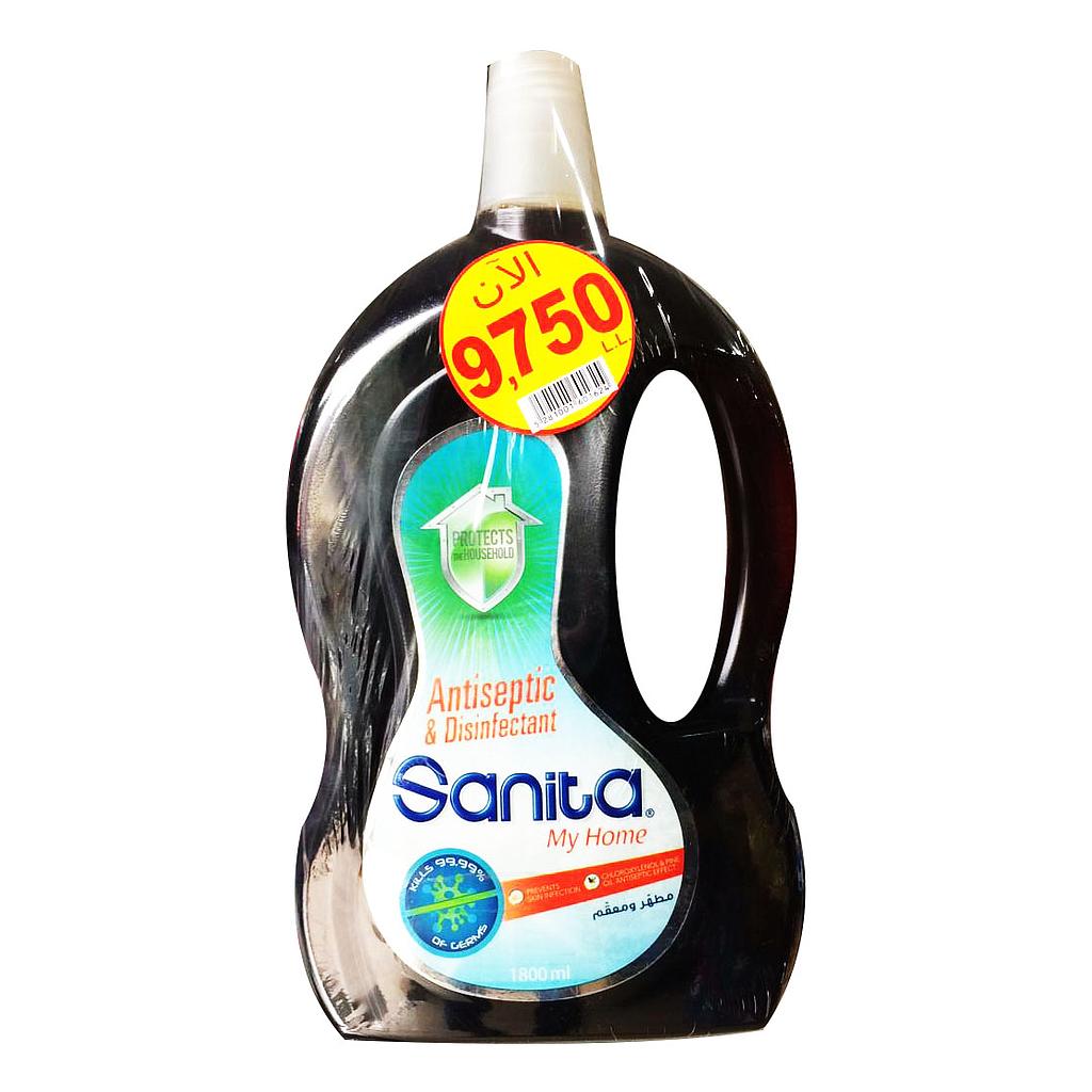 Offer Sanita Antiseptic & Disinfectant 1800ml + All Purpose Cloth