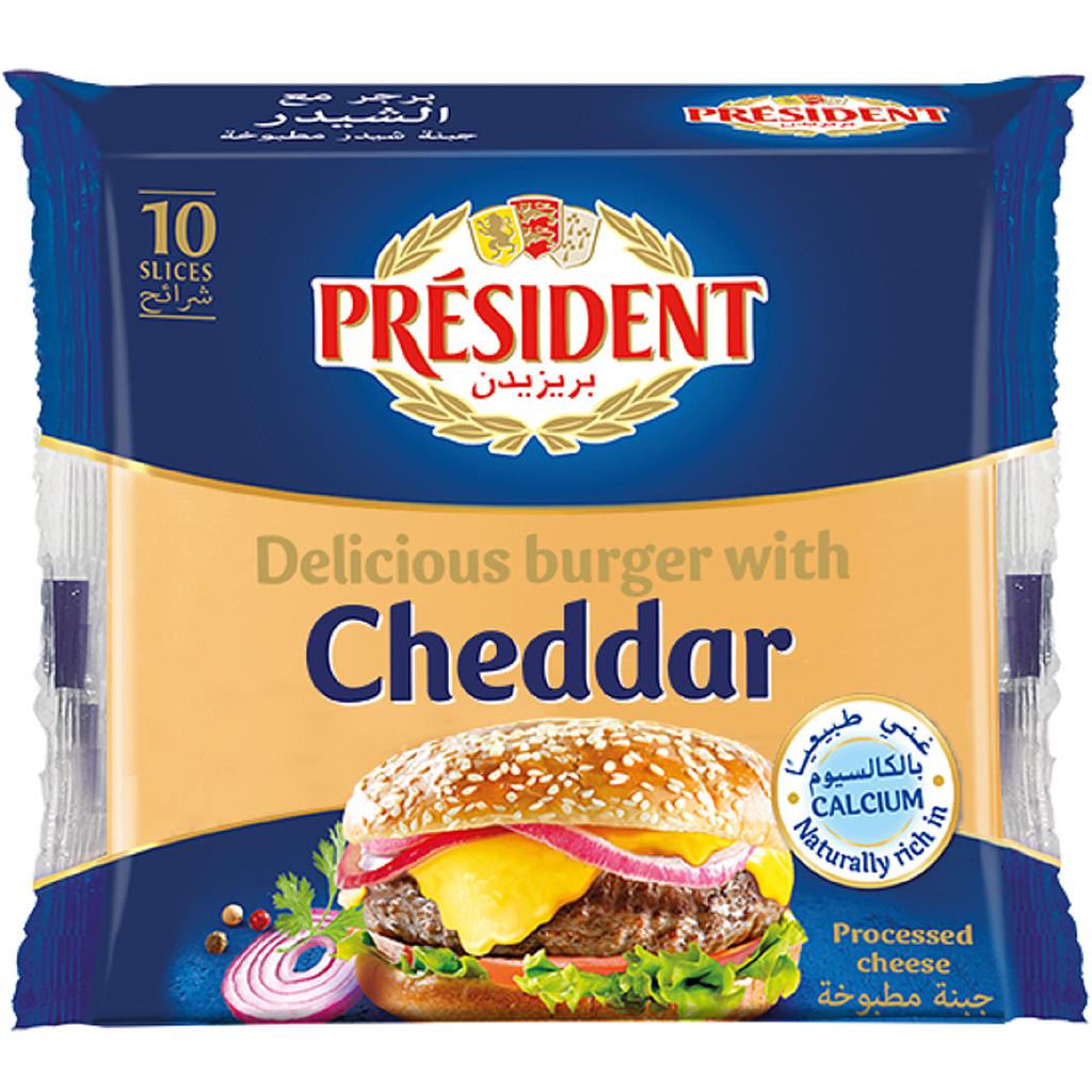 President Cheddar Cheese Slices *10