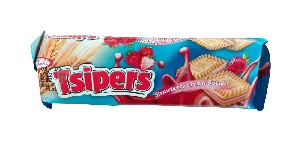 Tsipers Strawberry Cream Biscuit 