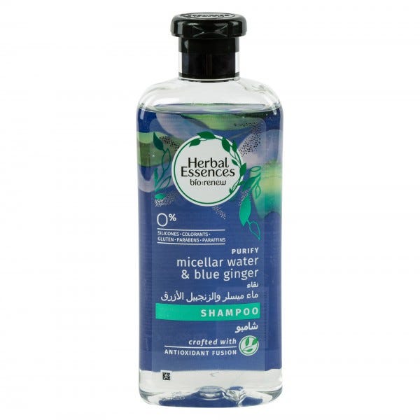 Herbal Essences Shampoo Micellar Water & Blue Ginger 400ml