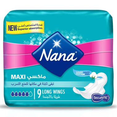 Nana Maxi Long 9 Pads 