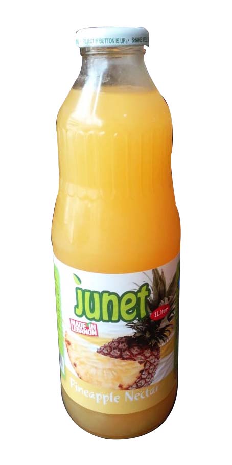 Junet Pineapple Nectar Glass Juice 1L 