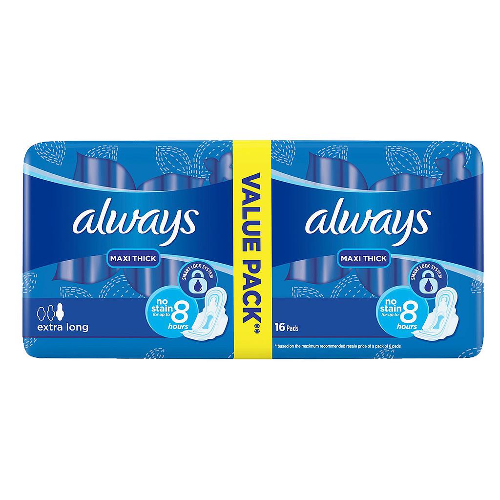 Always Maxi Thick Extra Long *16