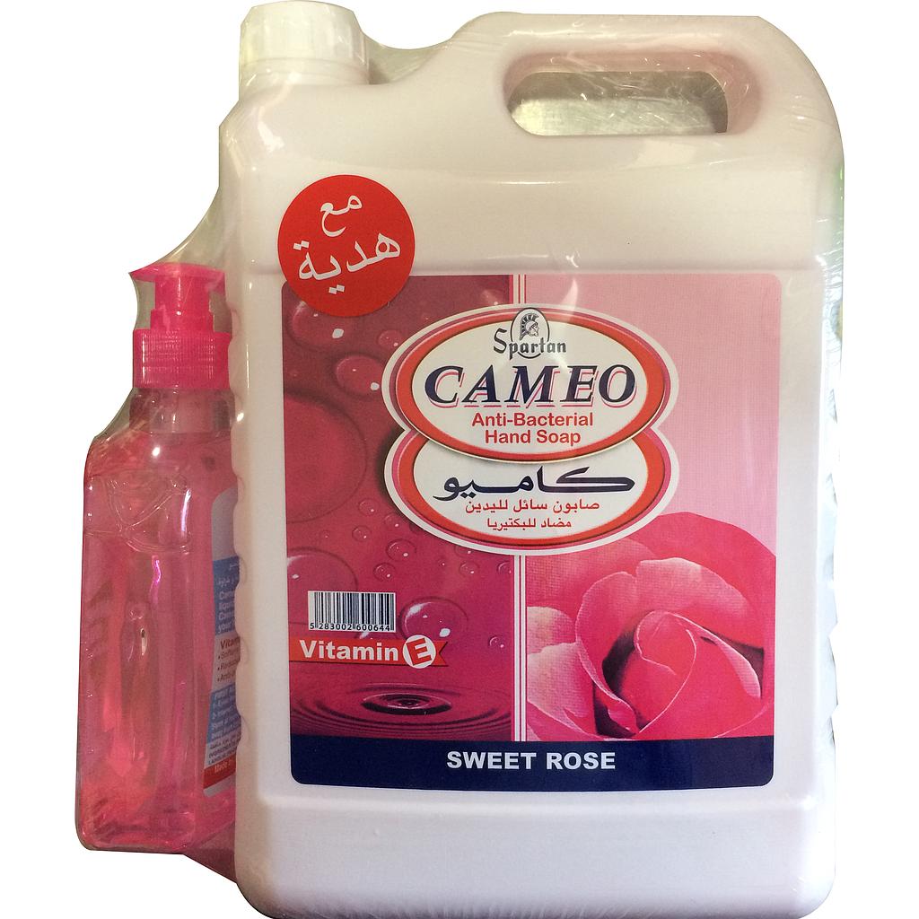 Cameo Hand Soap Sweet Rose 4L + gift