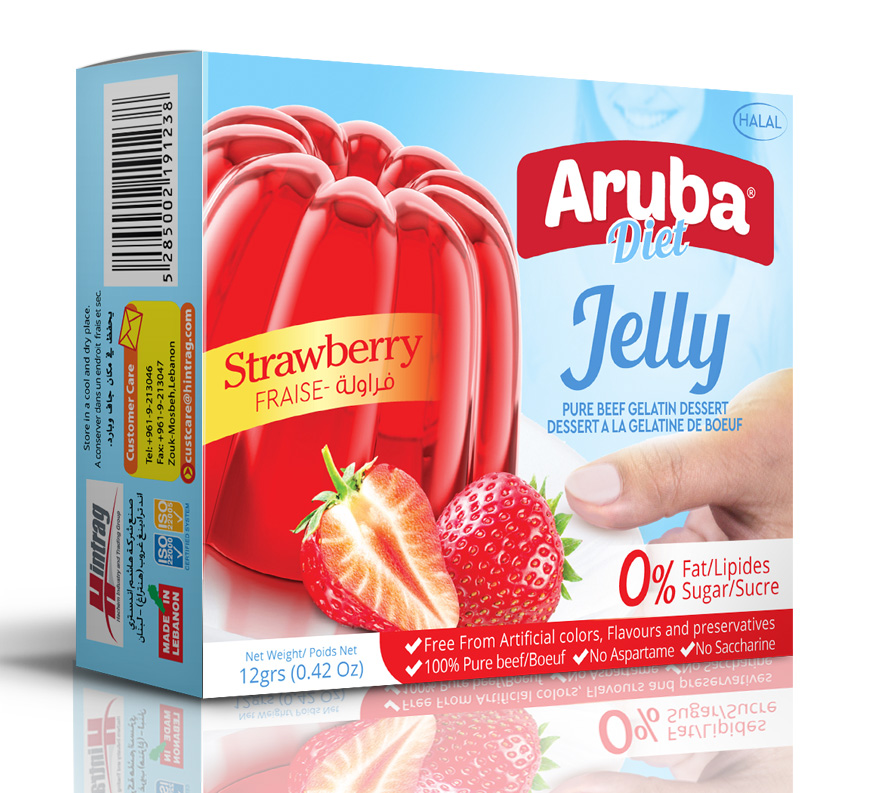 Aruba Strawberry Jelly Diet 12g