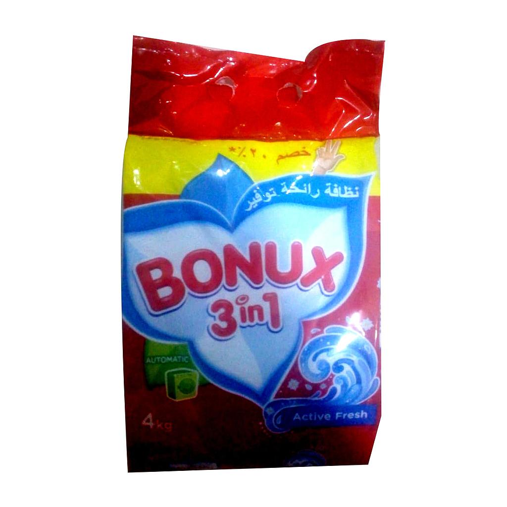 Bonux Laundry Powder Active Fresh 4 kg 20% Off