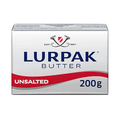 Lurpak Butter Block Unsalted 200g