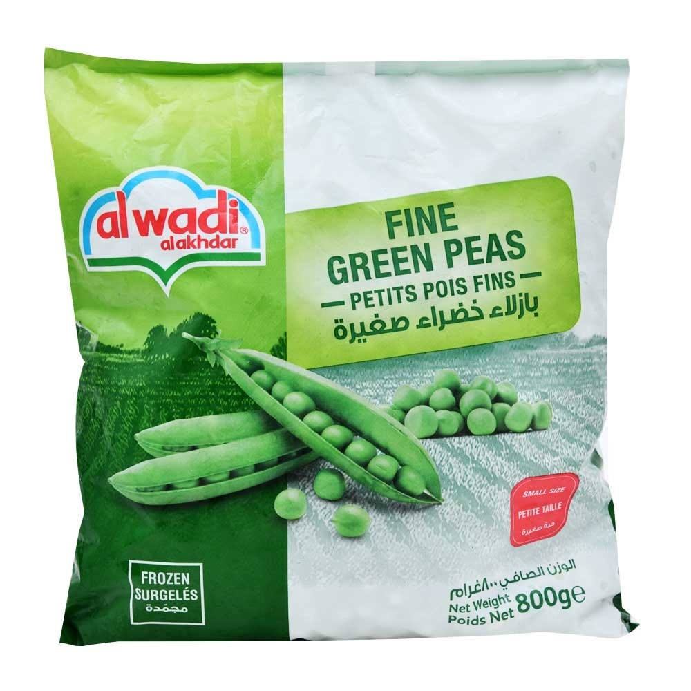 ِAlwadi Alakhdar Green Peas 800g
