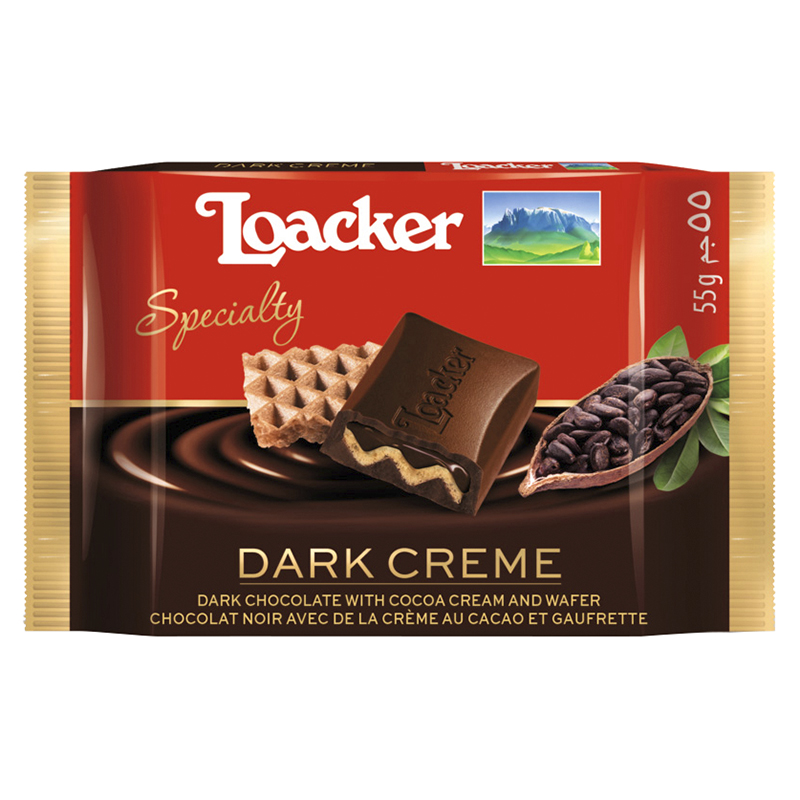 Loacker Bar Dark Creme 55g