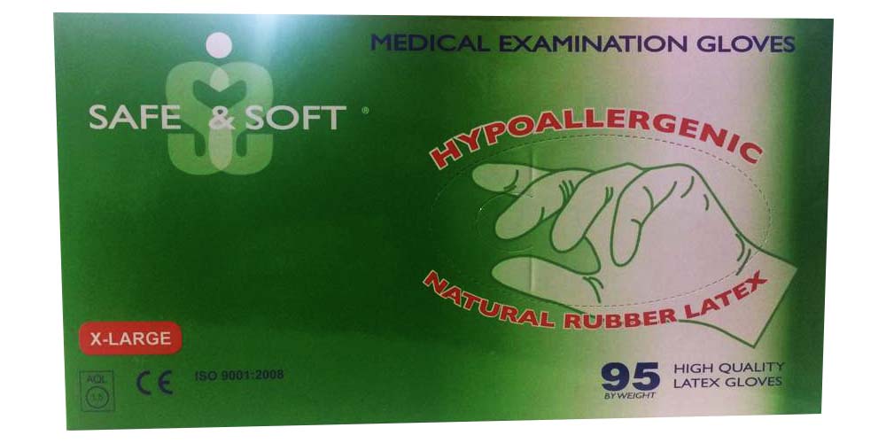 Safe & Soft Medical Gloves X-Large *100
