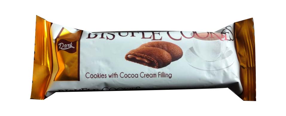 Bisufle Cookies Dark Cocoa Cream Filling 