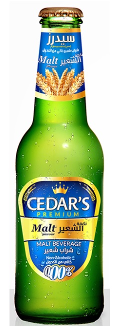 Cedars Premium Malt 250ml