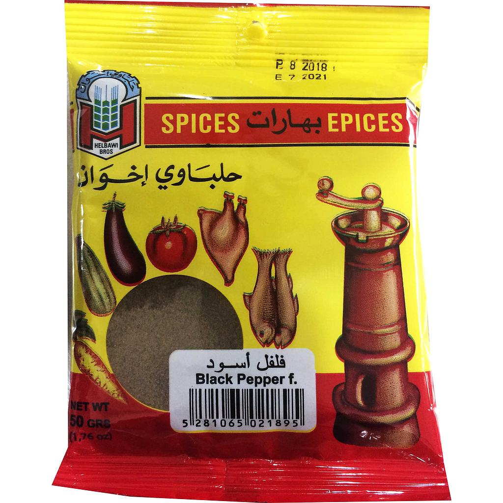 حلباوي فلفل اسود ناعم 50غ