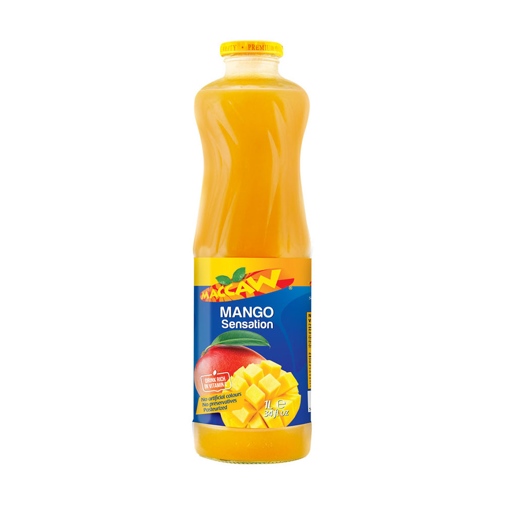 Maccaw Mango Juice Glass 1L