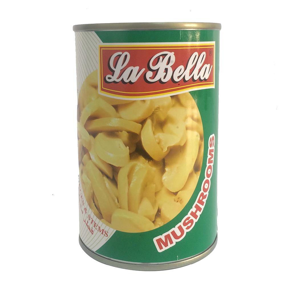 La Bella Sliced Mushroom Can 400g