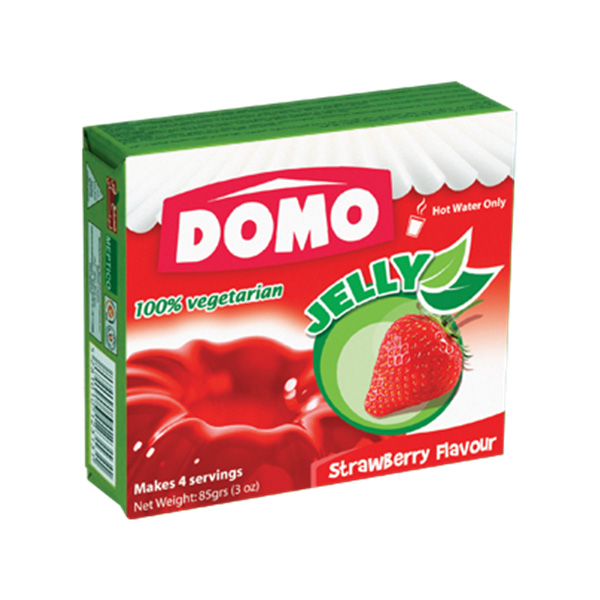 Domo Vegetarian Jelly Strawberry 85g