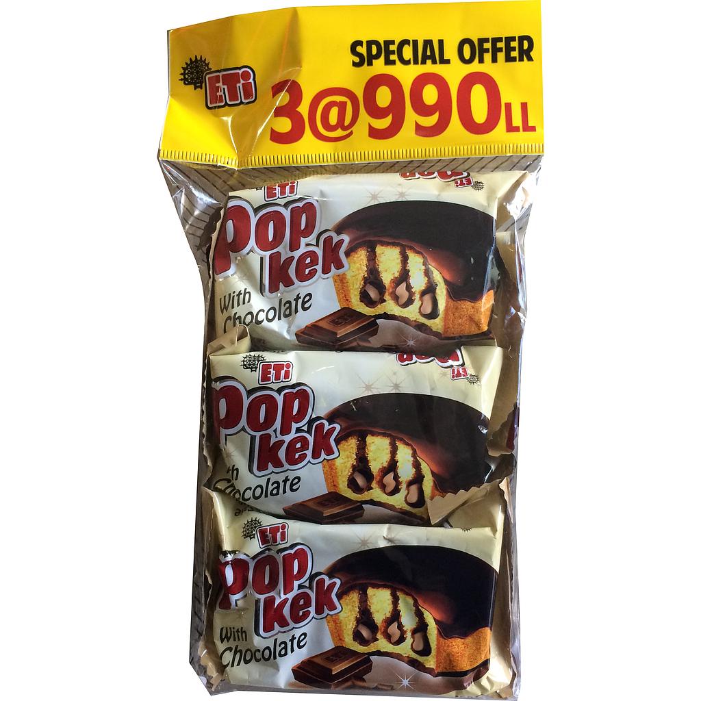 Eti Pop Kek Chocolate 2+1 Free