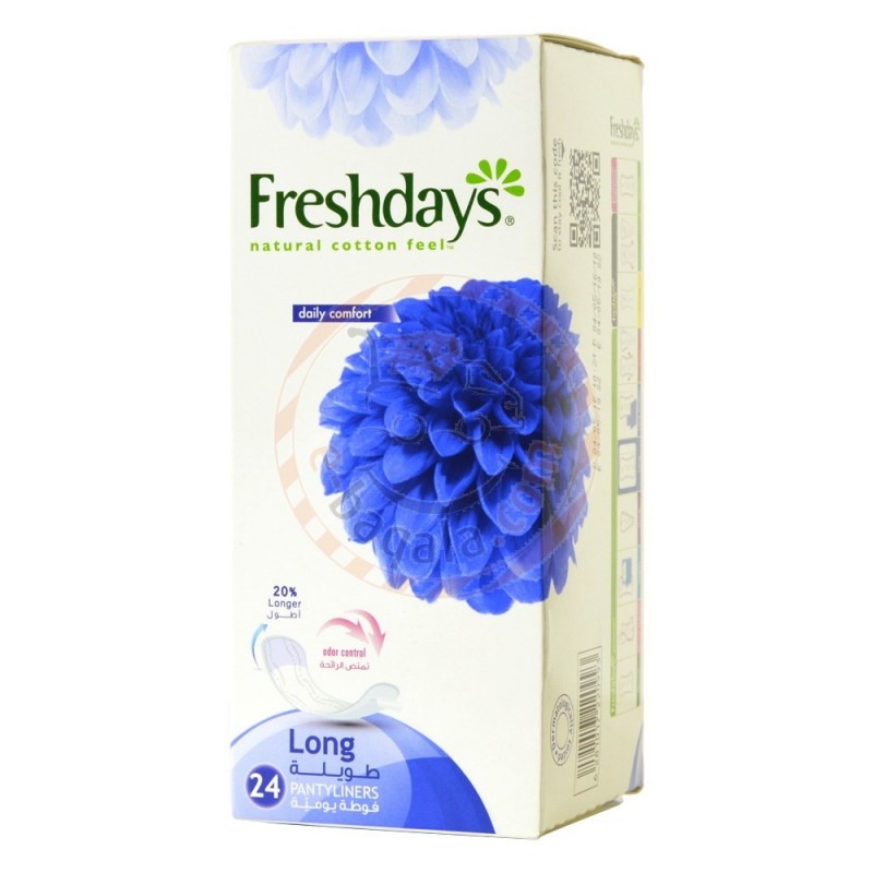 فوط  فريش دايز معطرة طويلة *24