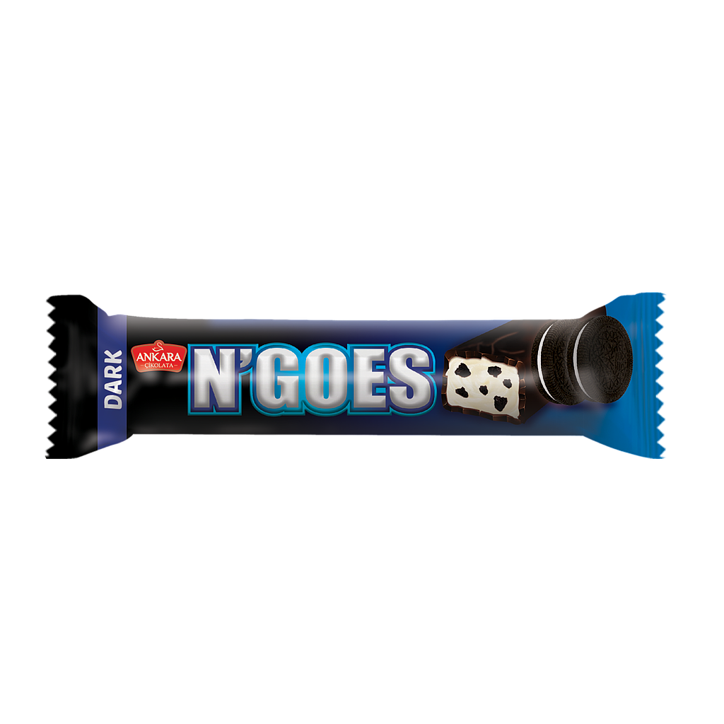 N'Goes Cocoa Biscuit With Cream Filling Bitter Chocolate