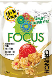 Hello Day Whole Grain Oats Focus 225g
