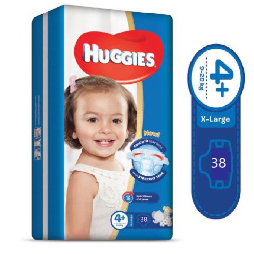 حفاضات هاغيز رقم 4+*38