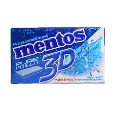 Mentos 3D Mint Gum *5