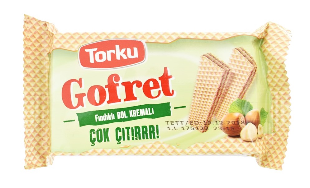 Torku Gofret Hazelnut Cream Wafer *24