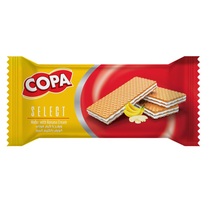 Copa Banana Cream Wafer 
