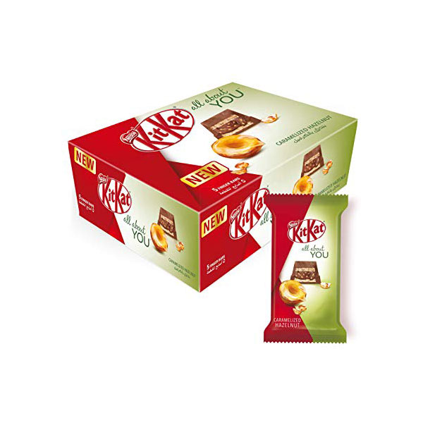 Kitkat Senses Caramel Hazelnut 5 Fingers *12